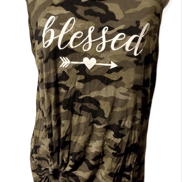 No Boundaries Other - NWOT No Boundaries Camouflage Blouse Junior 2xl